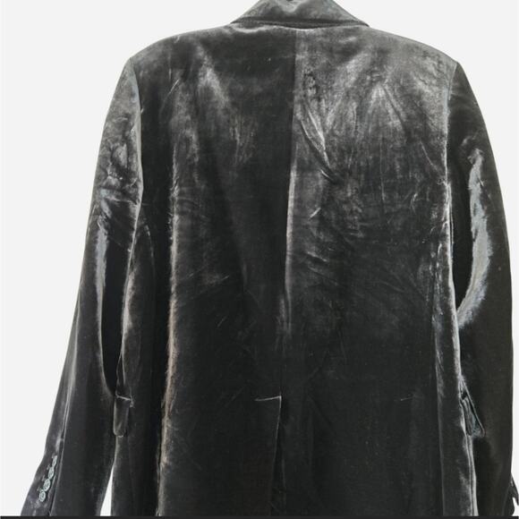 Zara Women's Velvet Tobacco Blazer - Picture 8 of 9